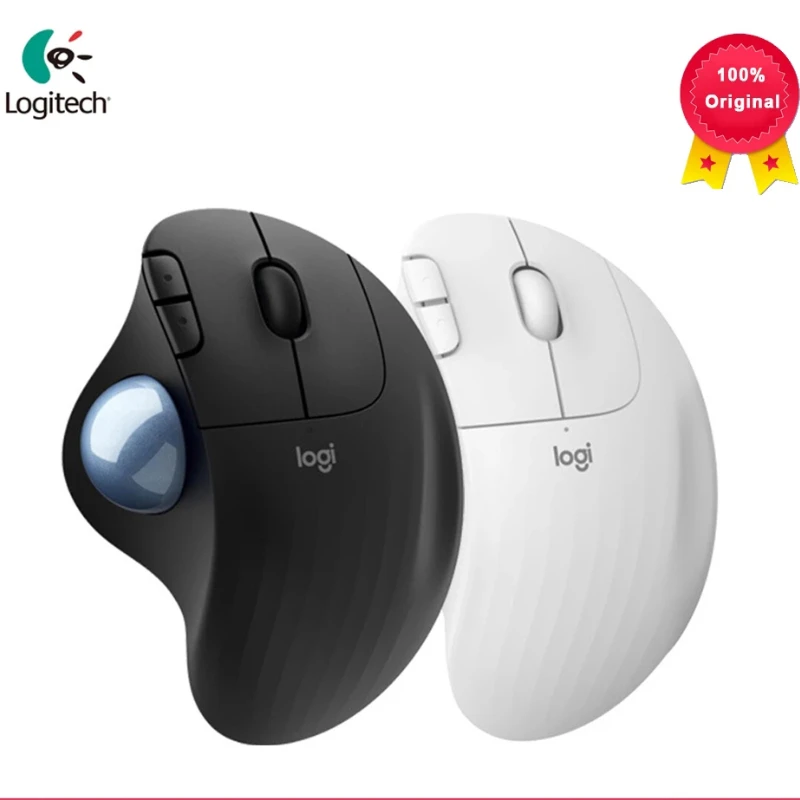 

Logitech M575 ERGO Trackingball Mouse 5 Buttons 2000DPI 2.4HZ Wireless Comfortable Mice w/low Energy Technology for Office Home