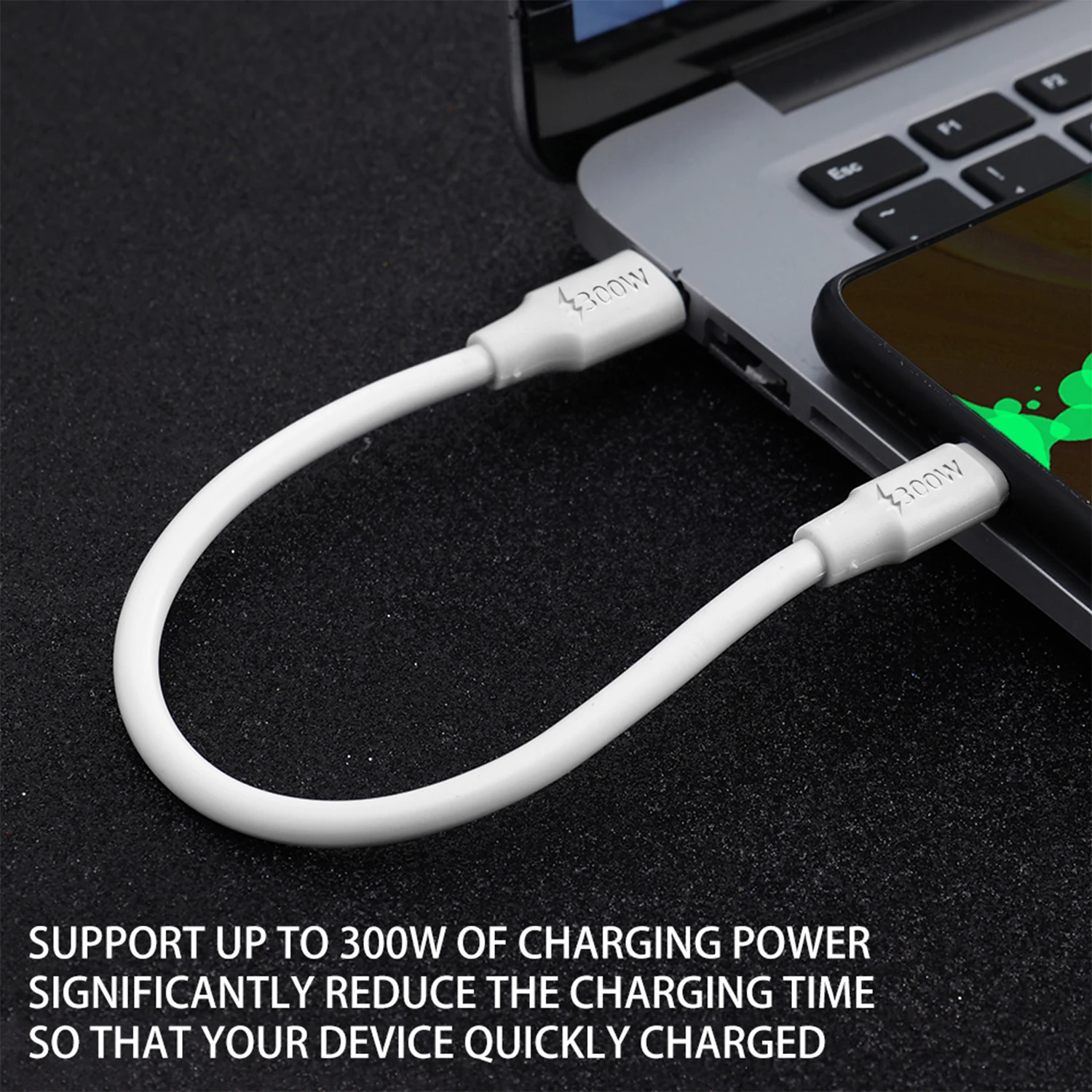 Кабели для мобильных телефонов с сверхбыстрой зарядкой 300 Вт USB A к Micro прочный