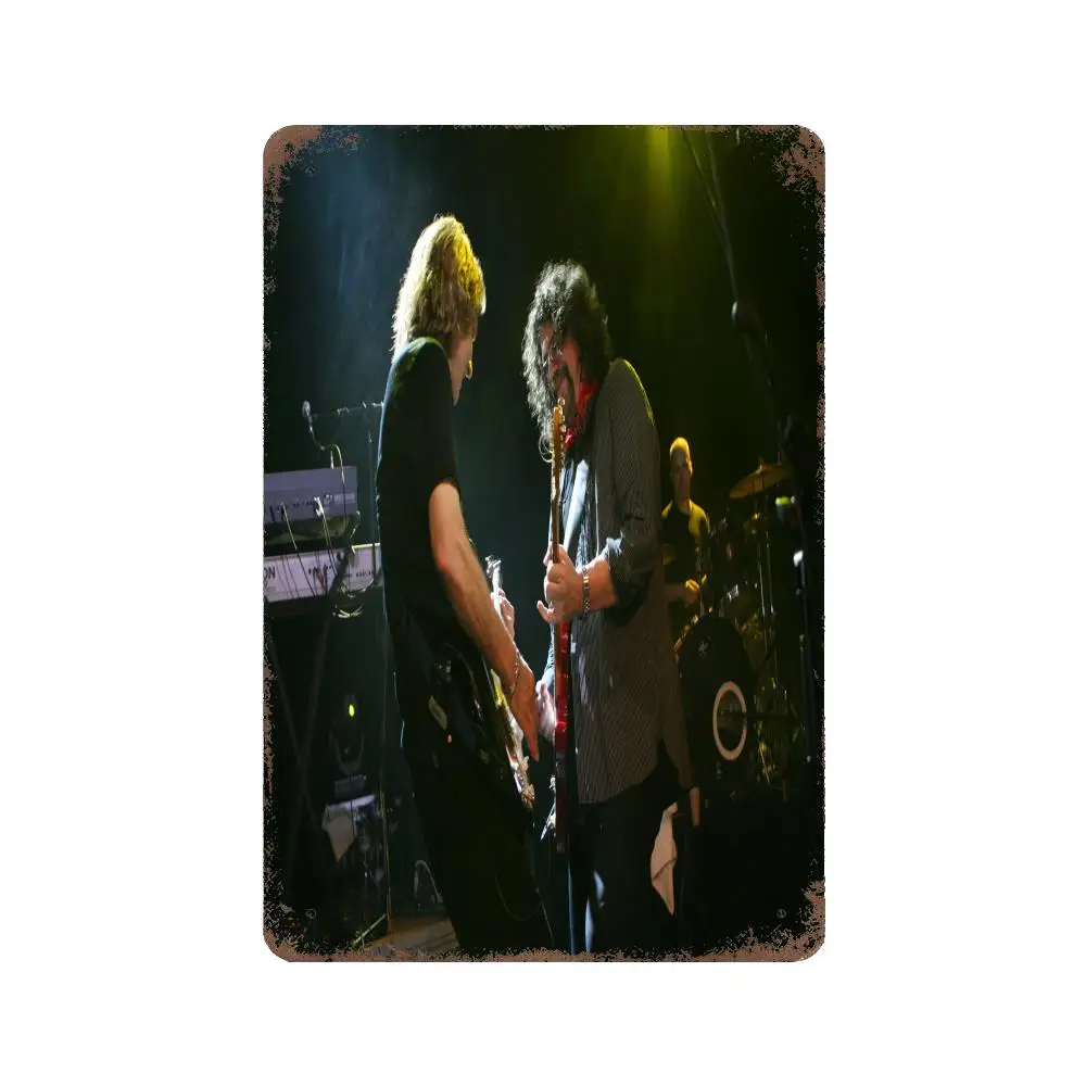 Электрический фотографический винтажный жестяной знак металлический для