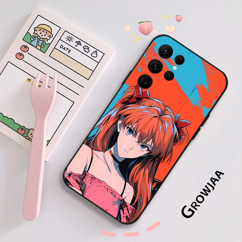 Neon G-Genesis E-Evang elion Чехол для телефона Samsung Galaxy S24 Ultra S22 S23 S21 S20 5G Защитный силиконовый