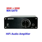 2*80 Вт Infineon MA12070 цифровой аудио усилитель мощности для динамиков 20 Вт  200 Вт Hi-Fi стерео усилитель класса D Aux DC15-19V