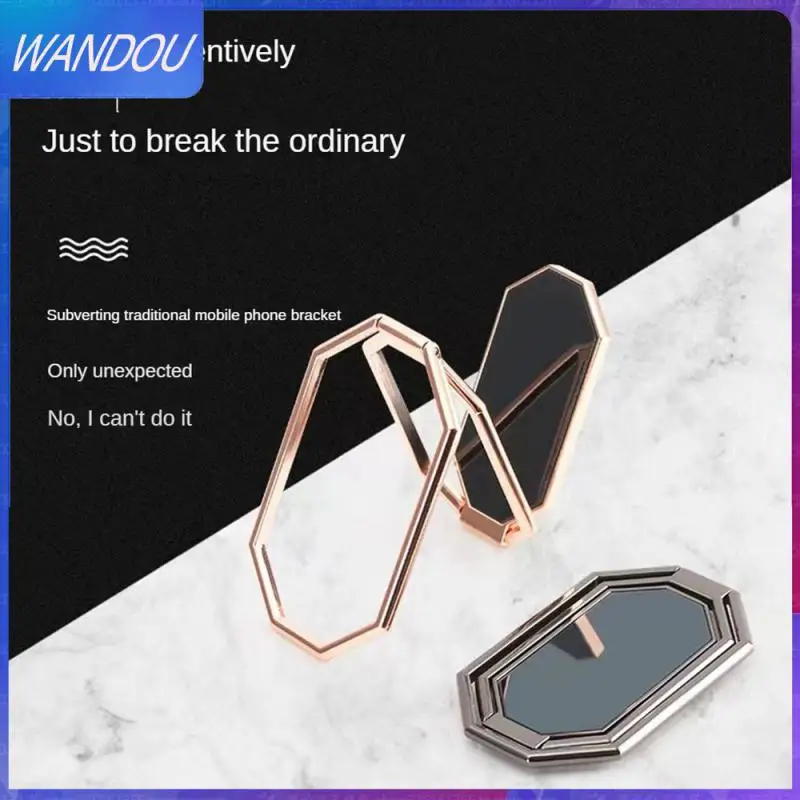 

Convenient Mobile Phone Rack Foldable Multifunctional Ring Phone Stand Magnetic Mobile Phone Holder Bracket Rotating Ultra-thin
