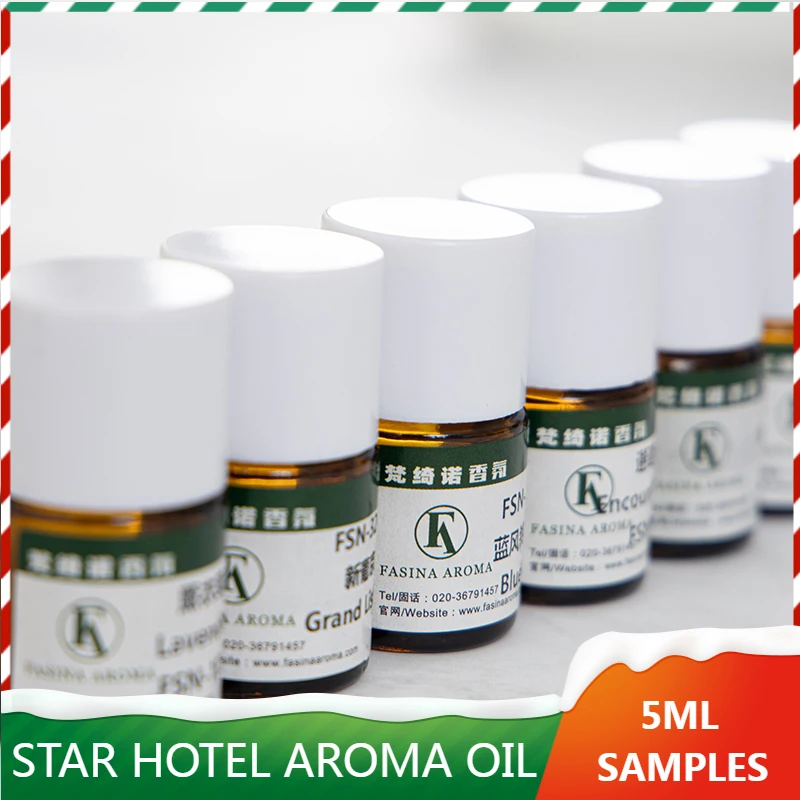 Diffuser Essential Oils Aroma Oils Hotel Fragrance Oils Air Freshener Liquid Used for Scent Machine and Humidfier 18 Pcs Per Box