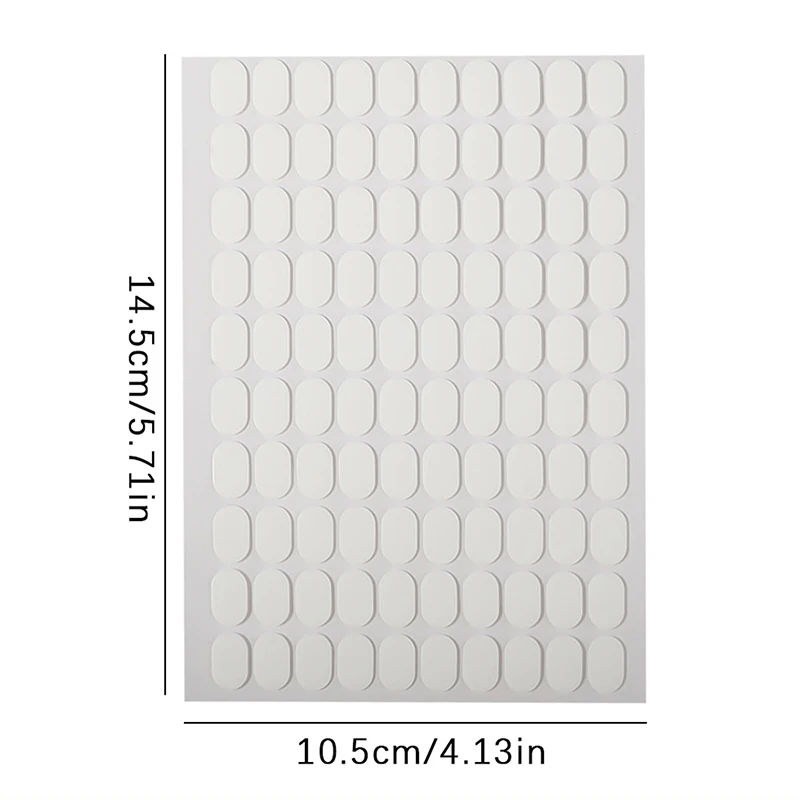 100 шт. двухсторонняя клейкая лента для маникюра прозрачная акриловая доска