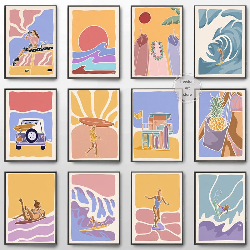 Забавные портреты с собакой в ретро стиле Шнауцер Бостон-терьер картина на стену