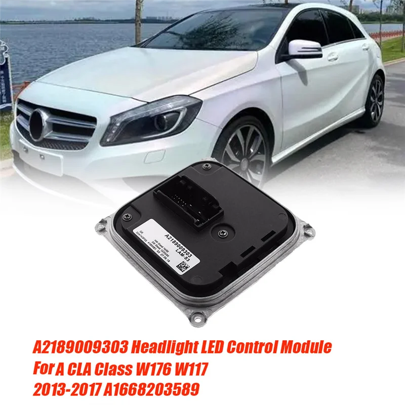 2шт A 2189009303 Модуль управления светодиодным балластом B для фар DRL Mercedes-Benz CLA Class W176