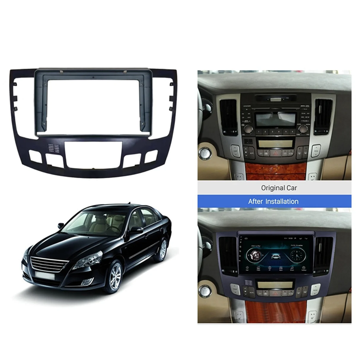 9-дюймовый автомобильный радиоприемник Android GPS MP5 стерео 2 Din панель приборной