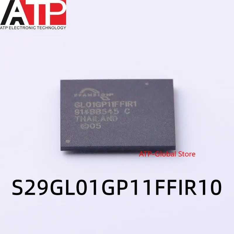 Оригинальный инвентарь интегральных микросхем S29GL01GP11FFIR10 BGA64 GL01GP11FFIR1 GL01GP11FFIR10, 1 шт.
