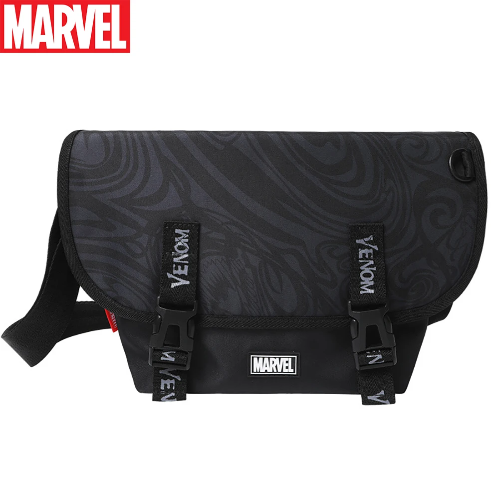 

Сумки через плечо Marvel для мальчиков для детей, дизайнерская сумка через плечо с рисунком Венома для подростков, детская модная сумка, высоко...