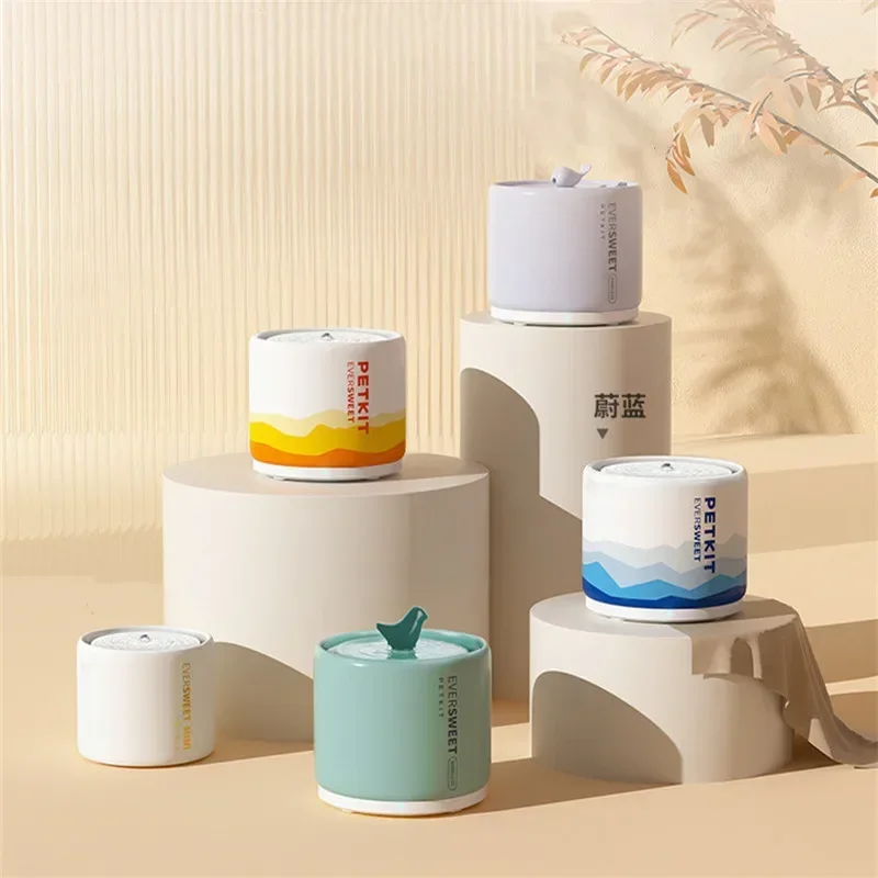 Набор-керамическая поилка для кошек и собак фонтанчик воды домашних животных