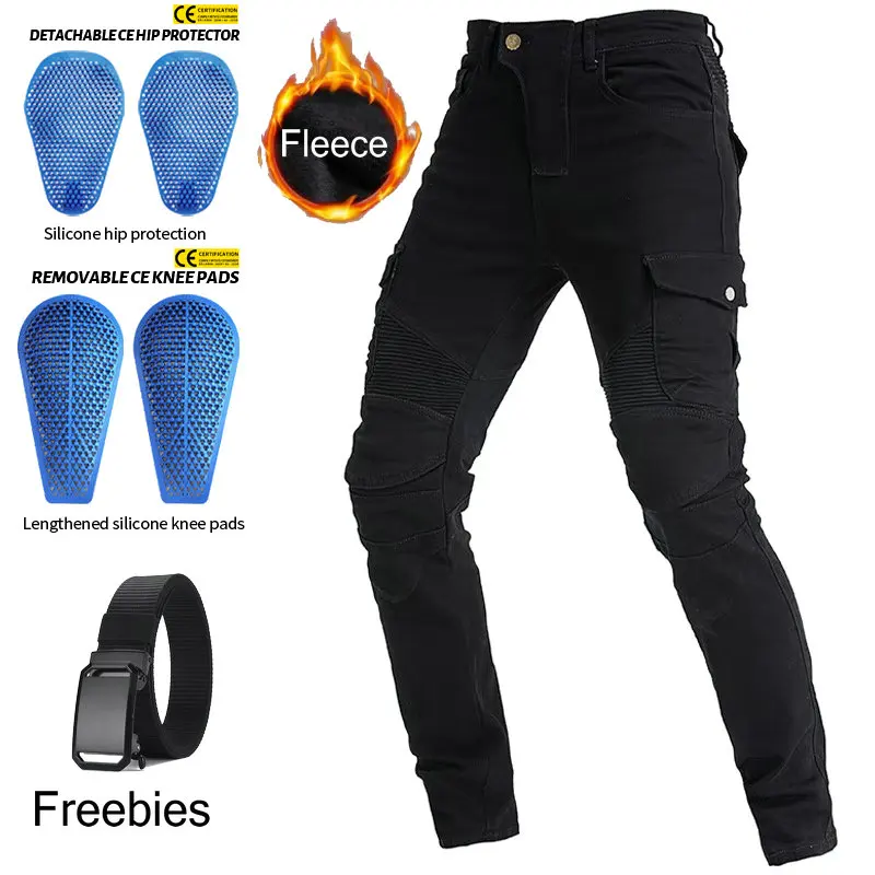 Зимние Замшевые термобрюки для езды на мотоцикле защитная подкладка мотоцикла
