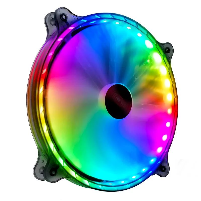 200 мм Модифицируемый RGB PWM чехол охлаждающий вентилятор для ПК s/кулеры