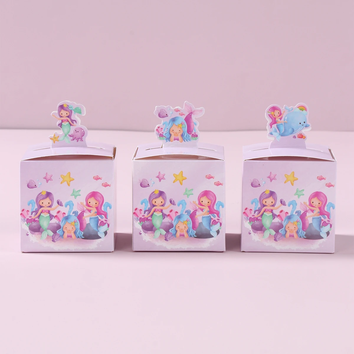 24 шт. Подарочная коробка для конфет в стиле русалки