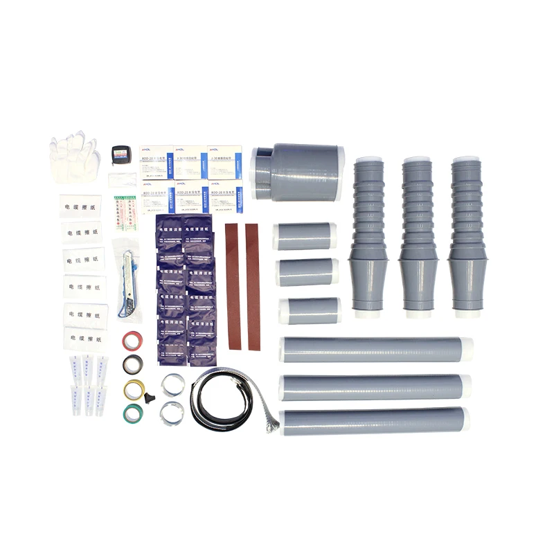 

33kv 36kv 35KV indoor/outdoor Cold Shrinkable Cable Terminal Connectors Power Cable End Termination Kit NLS-35/3.3