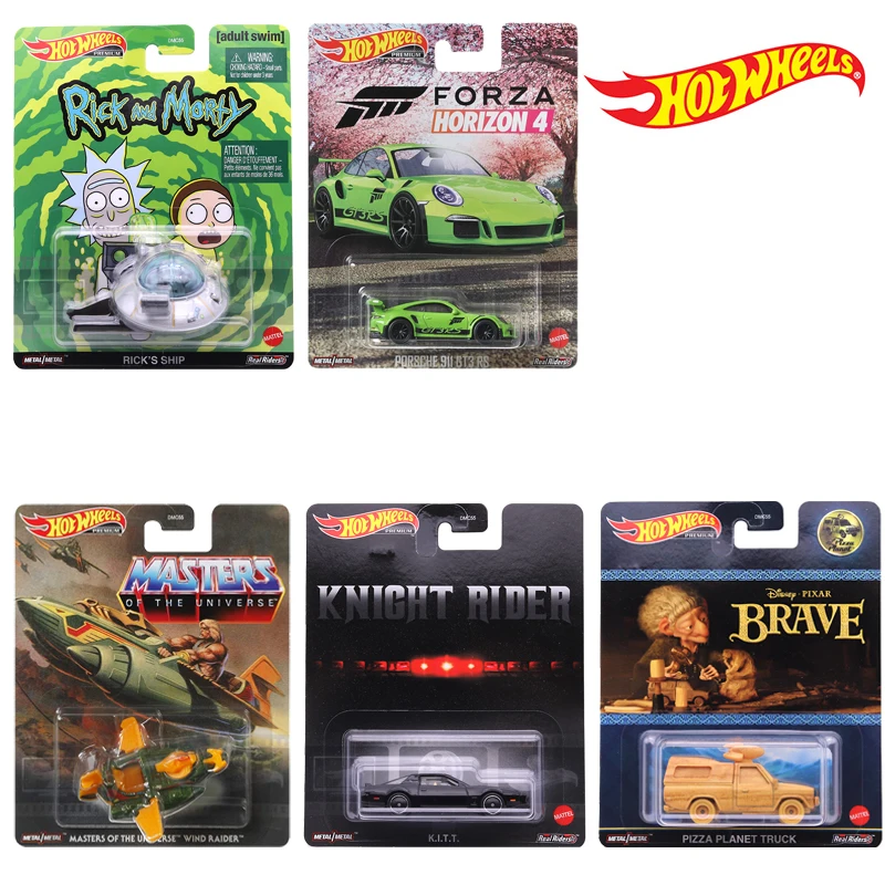 Hot Wheels DMC55 Auto Culture Rick's Ship The Universe Wind Raider K.I.T.T. Игрушечный автомобиль пицца планета