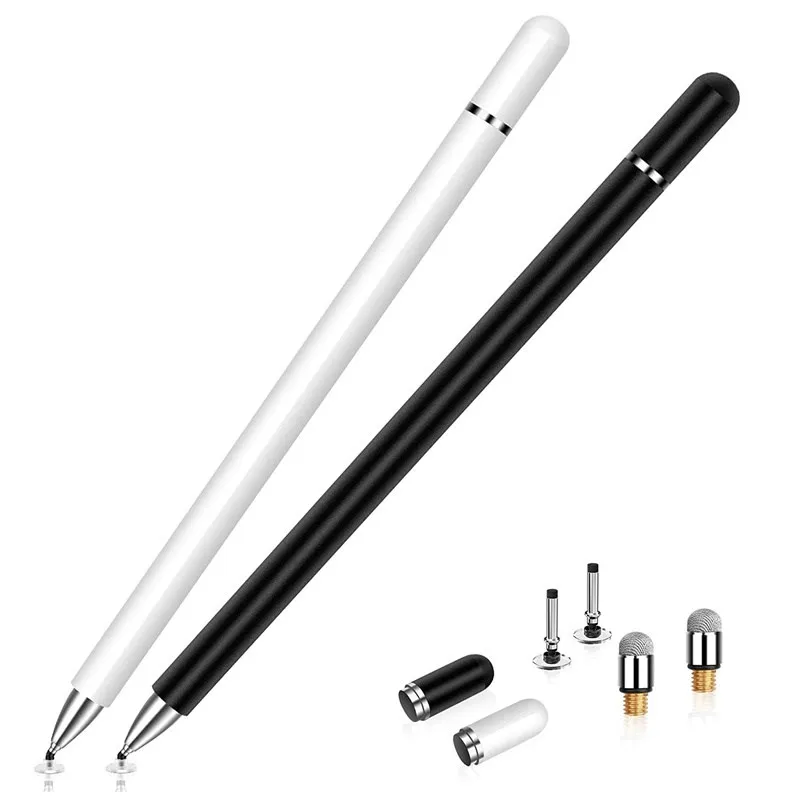 

2 in 1 Fiber Stylus Pen Cтилус Pencil for Apple Ipad/Xiaomi Capacitive Touch Pens for All Capacitive Screens Tablet