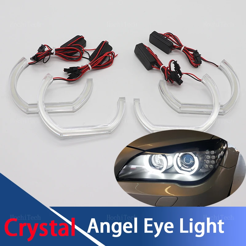 

C Shaped White LED Angel Eye Halo Ring Daytime Light for Civic Outback CX-5 Accord Camry Tucson Wrangler Explorer Corolla Tacoma