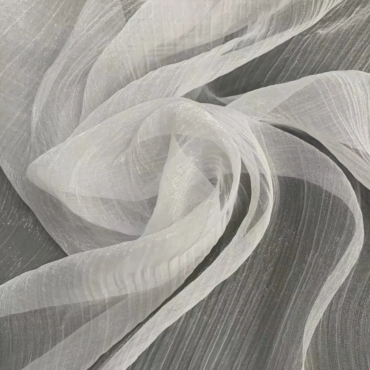 Доступна в наличии шифоновая полиэфирная ткань мягкая текстура драпировка для