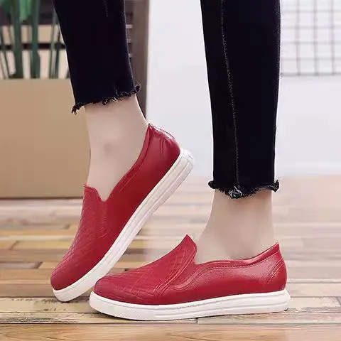 Rain Boots Women Fashion Waterproof PVC Winter Rain Shoes New Arrivals Garden Washing Work Shoes Casual Rainboots Women Boots