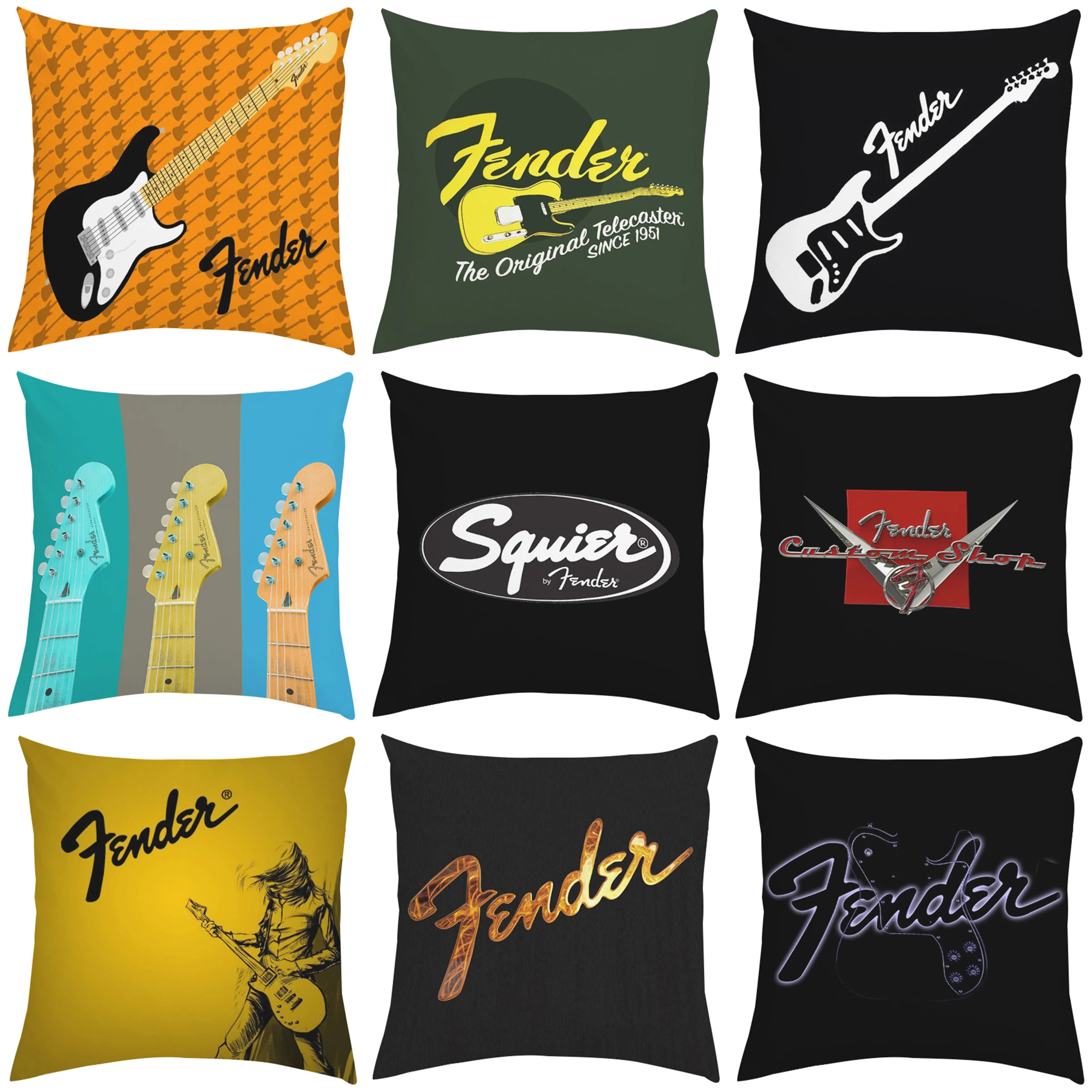 Подушка Женская F-Fender музыкант