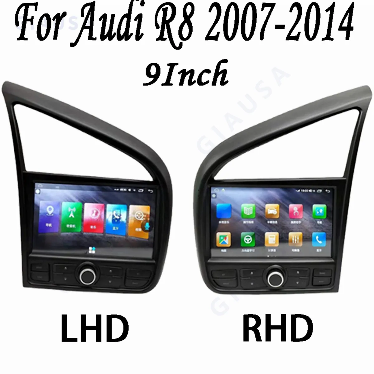 9 7-дюймовый автомобильный радиоприемник для Audi R8 2007-2014 Android автонавигация GPS