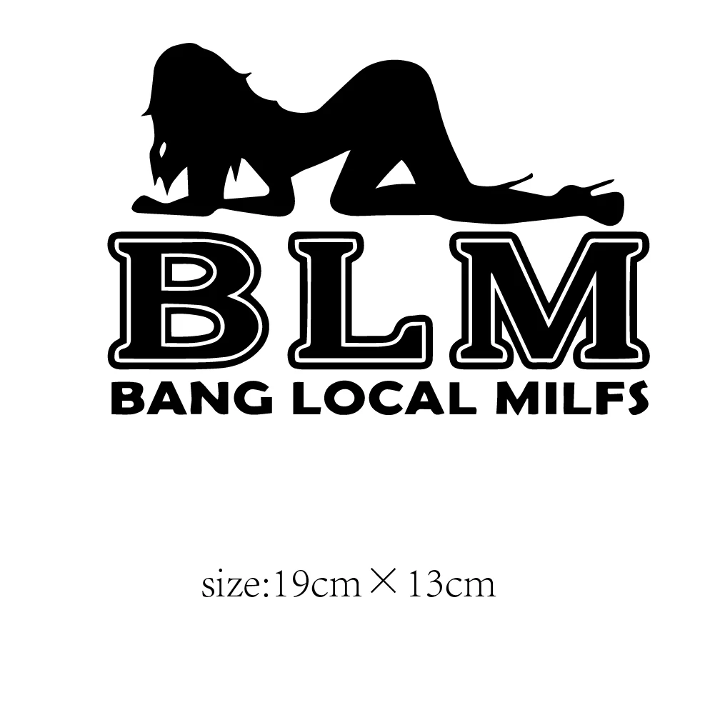 BLM Bang Fun Наклейки 6-дюймовые Водонепроницаемые Виниловые Для Окон Автомобиля