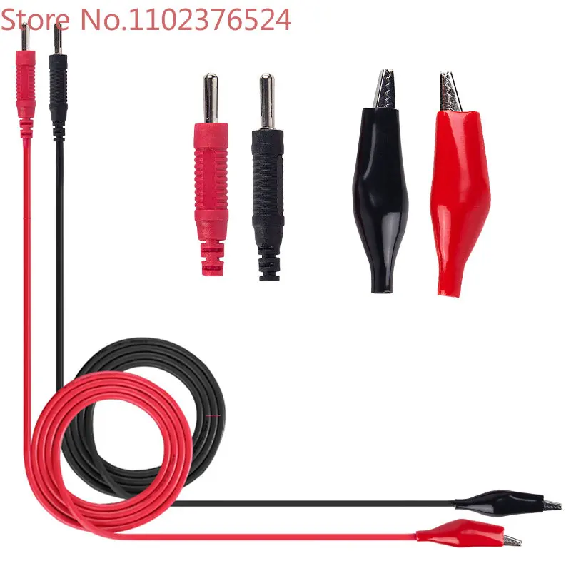 

100PCS Double-ended Test Leads Barrel Connector Alligator Clip Line Power Cables China DC Male or Female Power Cable