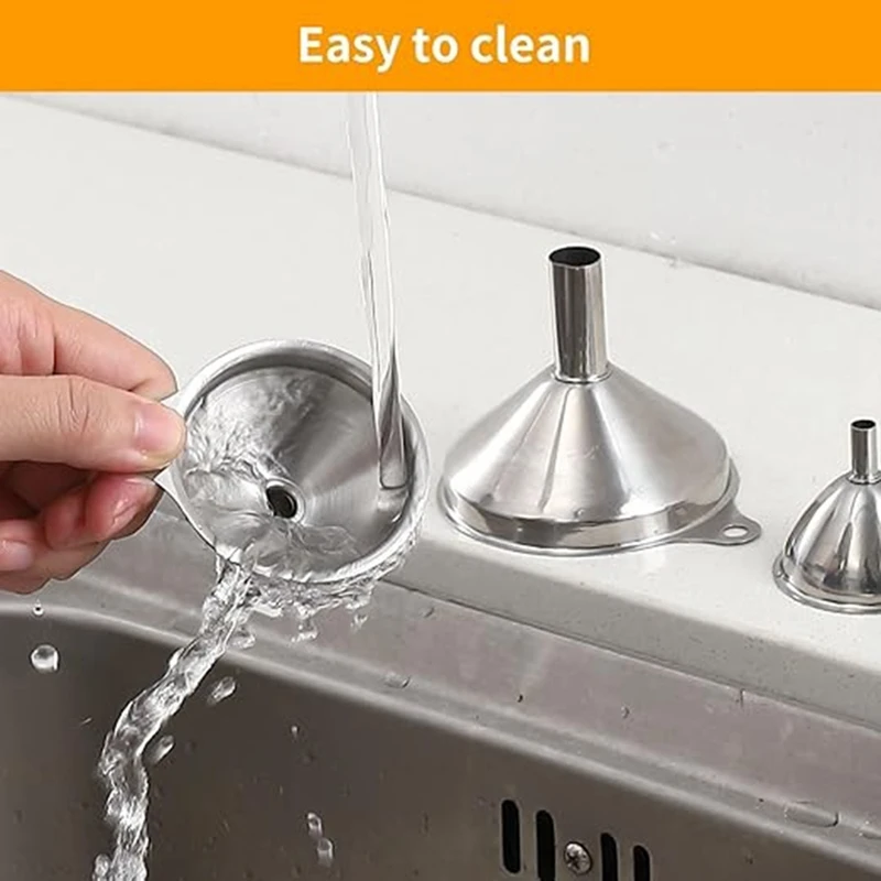 3 шт. набор мини-кухонных ворон из нержавеющей стали воронки для переноса эфирных