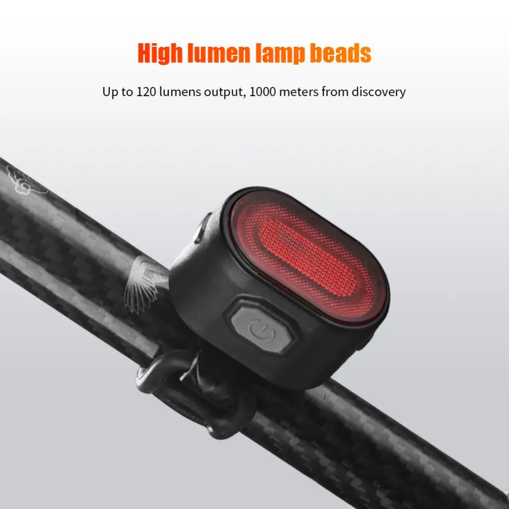 

Outdoor Mountain Bike USB Charging Light Bicycle Front Light Safety Warning Light Red White Set Tail Light Bicycle Accessories