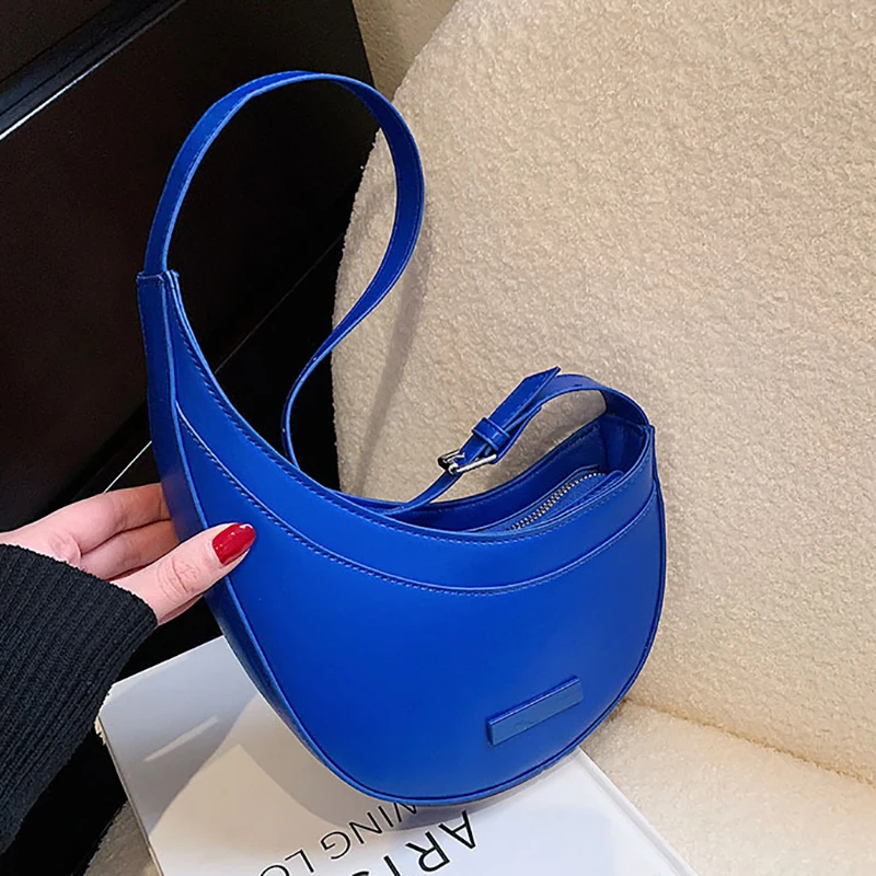 

Trendy Women's Designer PU Leather Handbag 2022 New Spring Luxury Brand Fashion Lady Irregular Underarm Shoulder Crossbody Bags