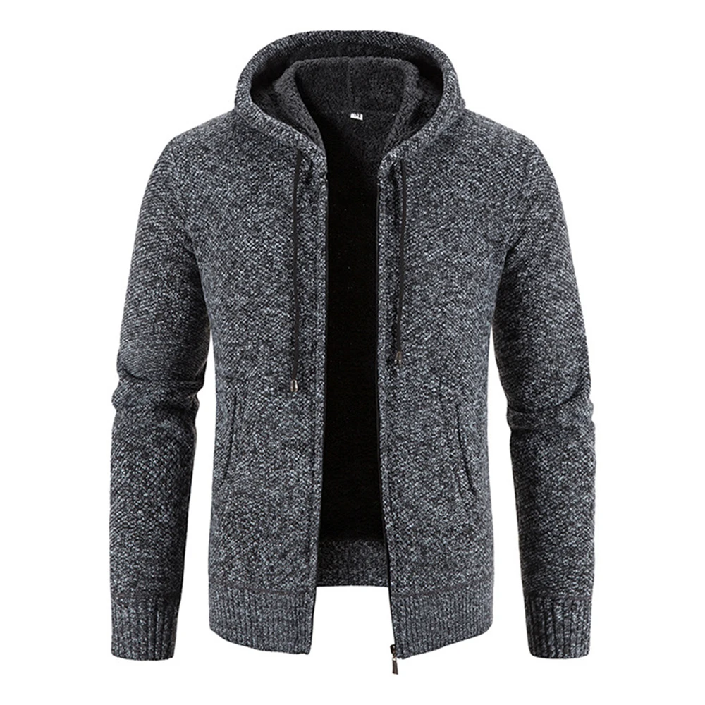 

Fashion Jackets For Men Men's Sweaters Hooded Hoodie Jacket Large Size Men Sweatshirt Thickened Winter Autumn