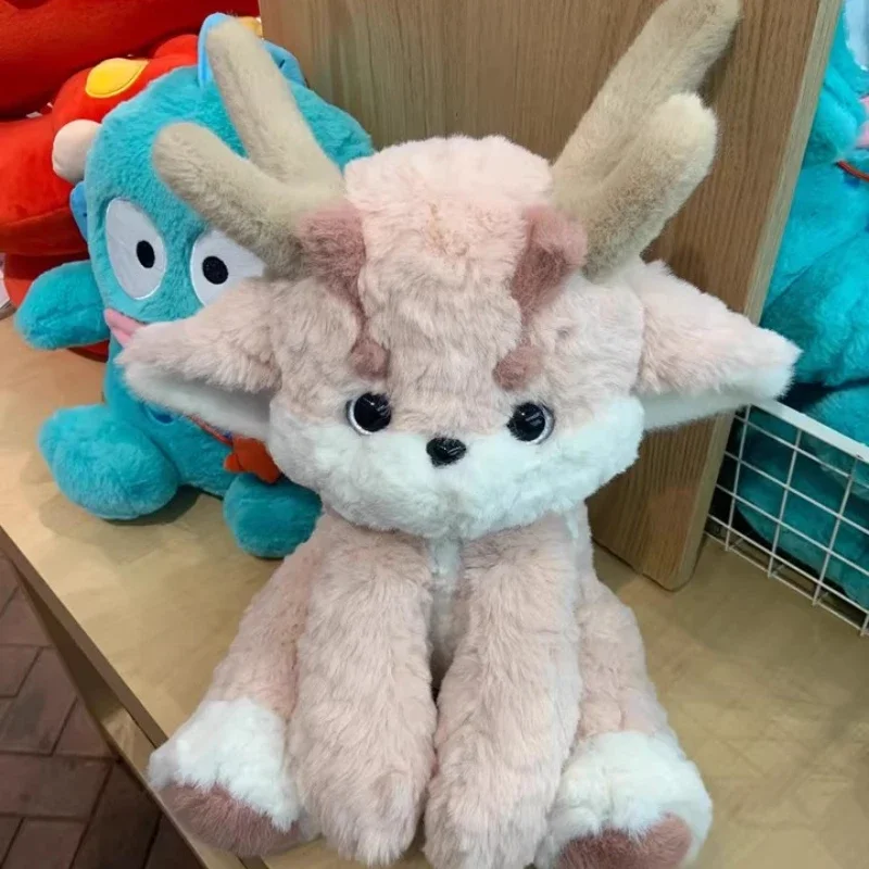 35 см розовые набивные плюшевые драконы милые Мультяшные куклы супер мягкие