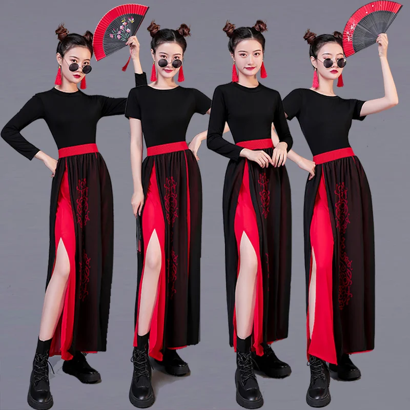 

classical dance troupe, Chinoiserie style, Jazz dance, Modern dance, performance clothes,