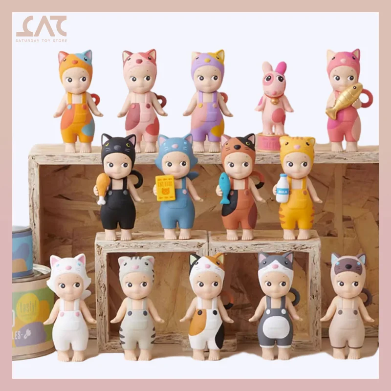 

Коллекционные аниме-фигурки Sonny с ангелом, кошкой, реальной жизни, реальная картинка, милые подарки для детей