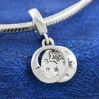 Зима 2020, новинка, подвеска в виде звезд и снежинок, подходит для оригинального браслета Pandora, рождественские украшения