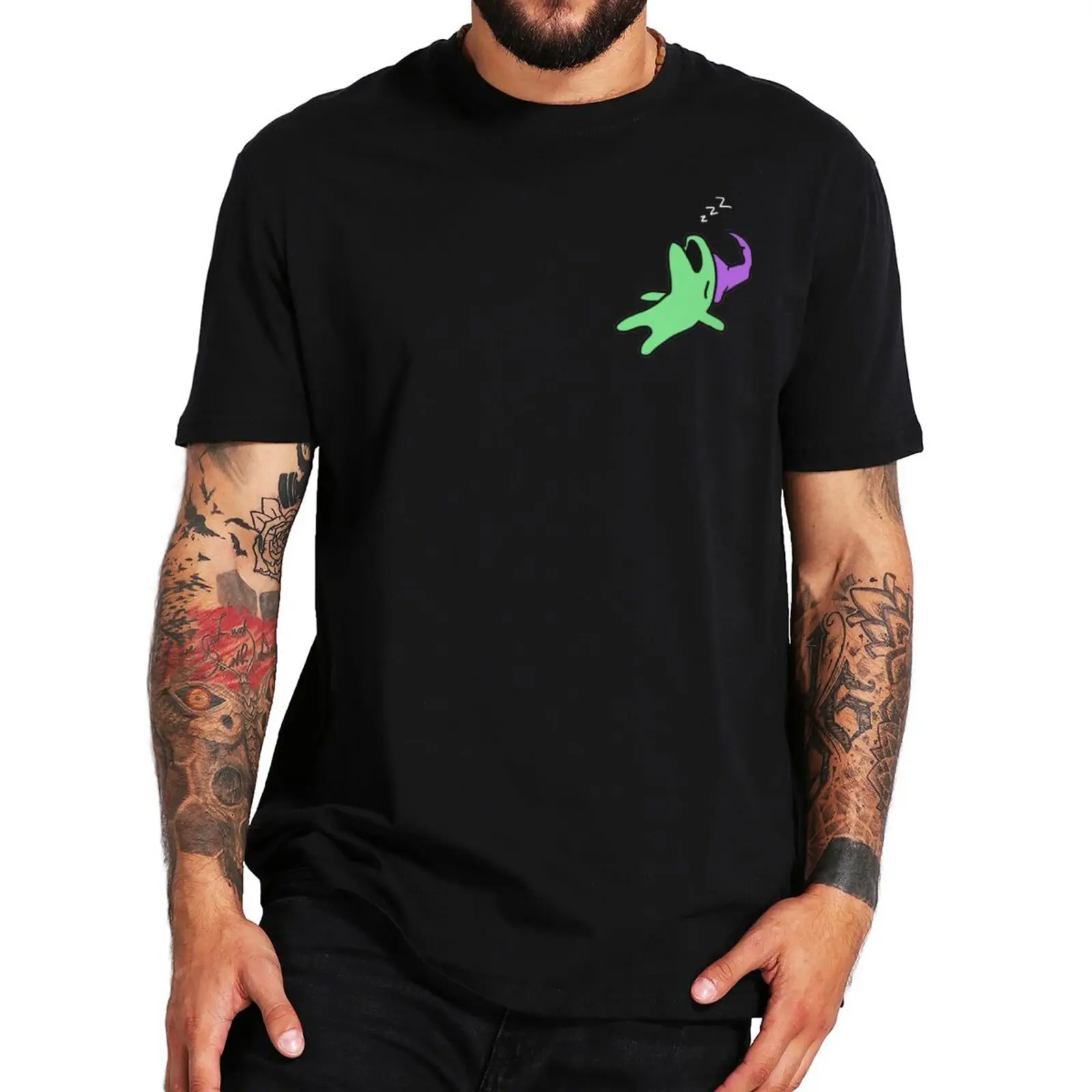 

Glep Sleeping Smiling Friends Funny T Shirt 2022 New Adult Swim Anime Meme Cute Tee Shirt Men Women Summer Oversize Tshirt