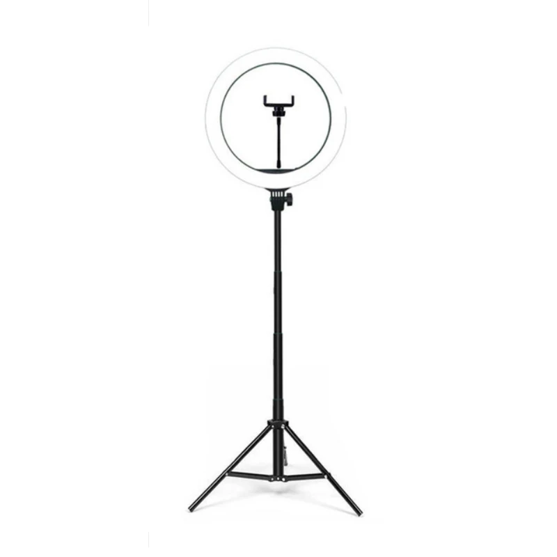 

Adjustable Tripod Portable Aluminum Alloy Selfie Tripod With Tricolor LED Ring Light Bluetooth Selfie Remote Control