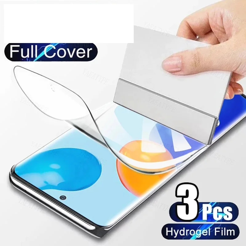 Защитная пленка для экрана Гидрогелевая Honor X6a X50 Play 40S 50 Plus 90 Pro Lite Huawei 3 шт.