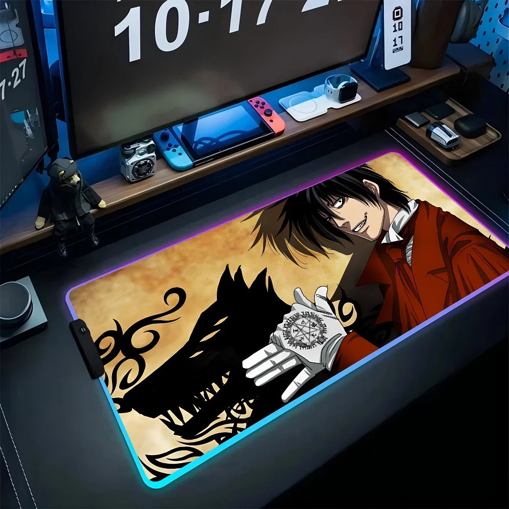 1 шт. коврик для игровой мыши H-Hellsing XXL RGB