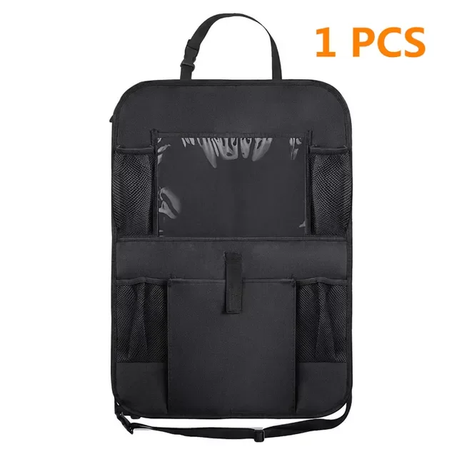 

Car Back Seat Organizer Kids Car Backseat Cover Protector with Touch Screen Tablet Holder Kick Mats with Pocket for Toys