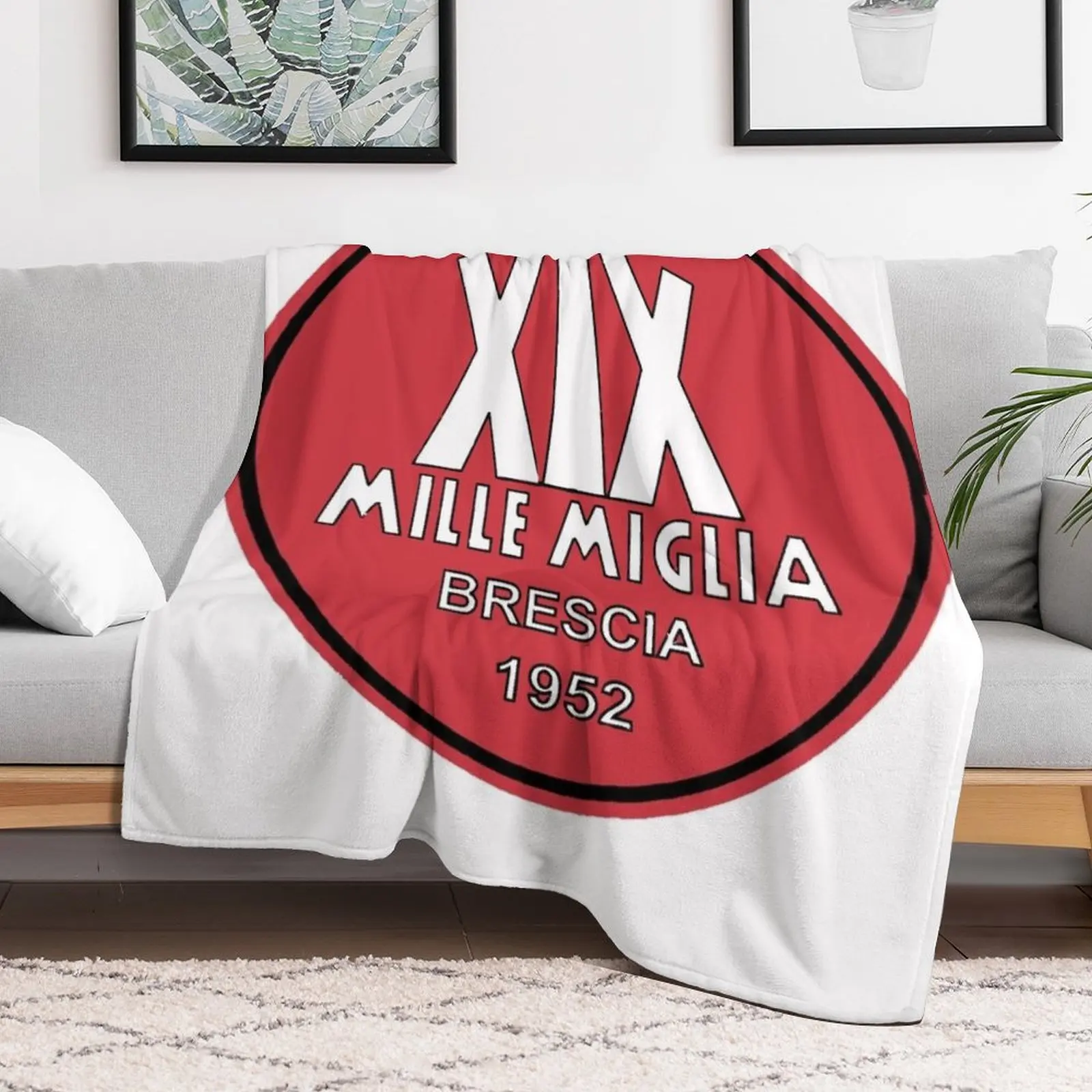 Винтажное гоночное одеяло для детей декоративное мягкое в клетку 1952