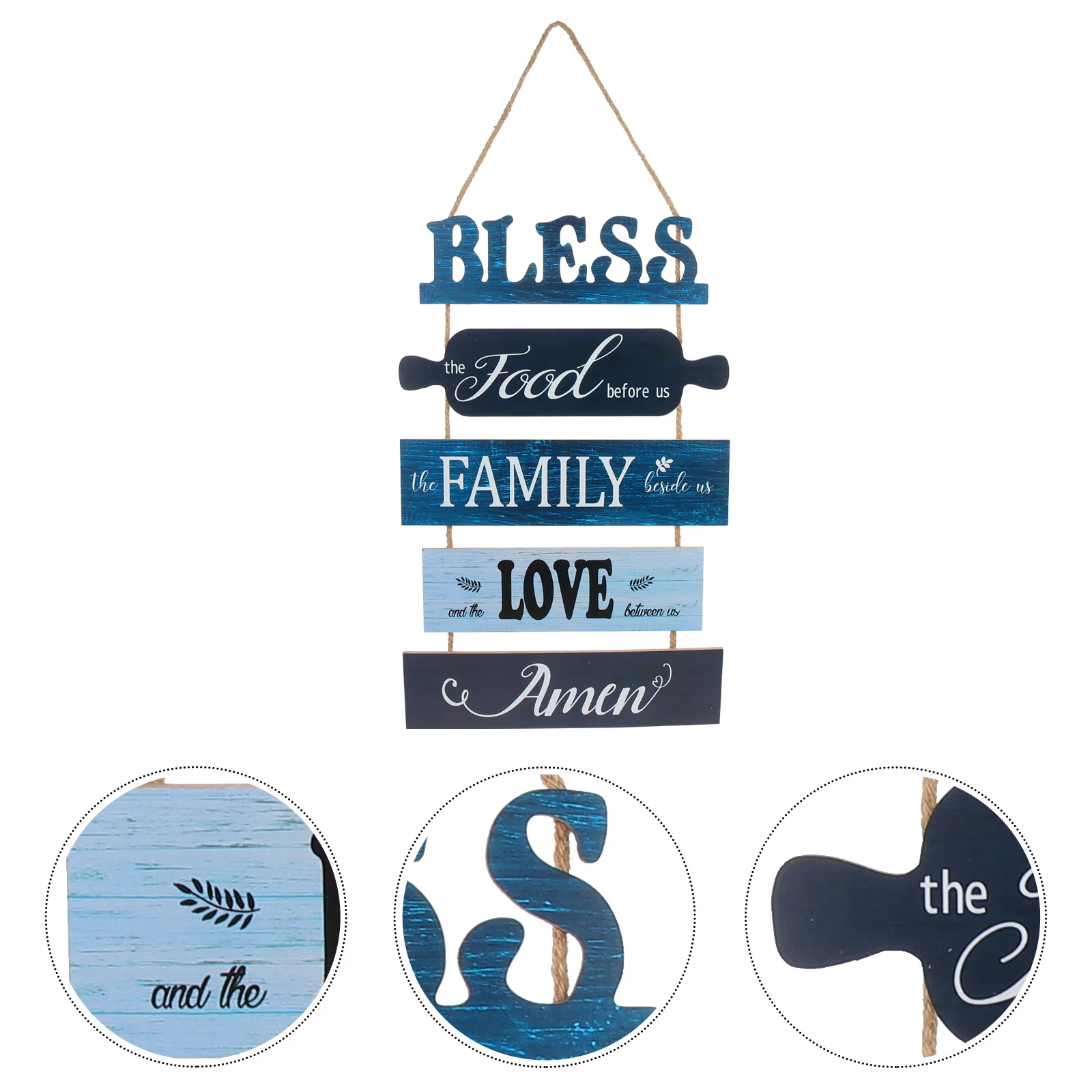 

Home Wall Board Pendant Wooden Wall Adornment Creative Indoor Wall Pendant