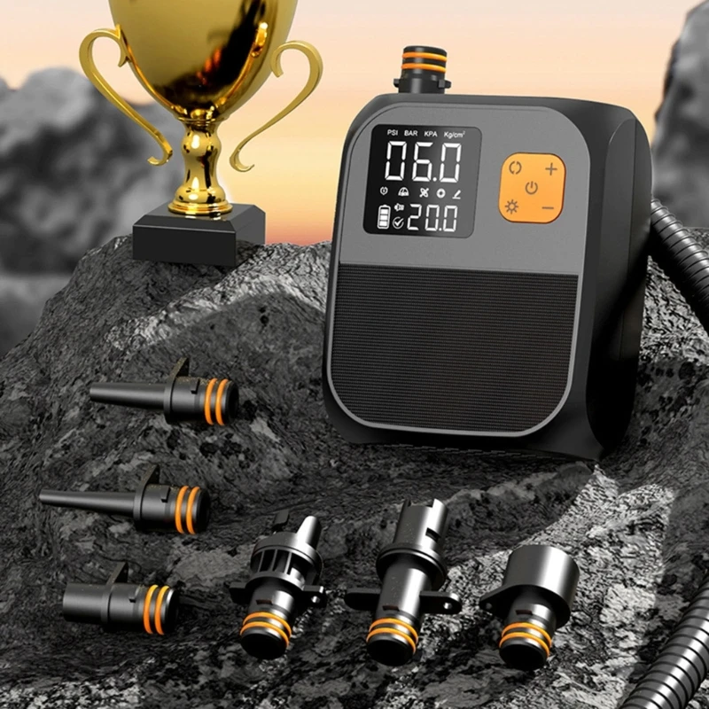 Электрический насос высокого давления с цифровым аккумулятором 8000мАх для на