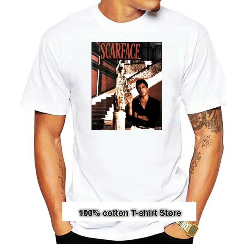 

Camiseta ajustada Scarface estatua escaleras