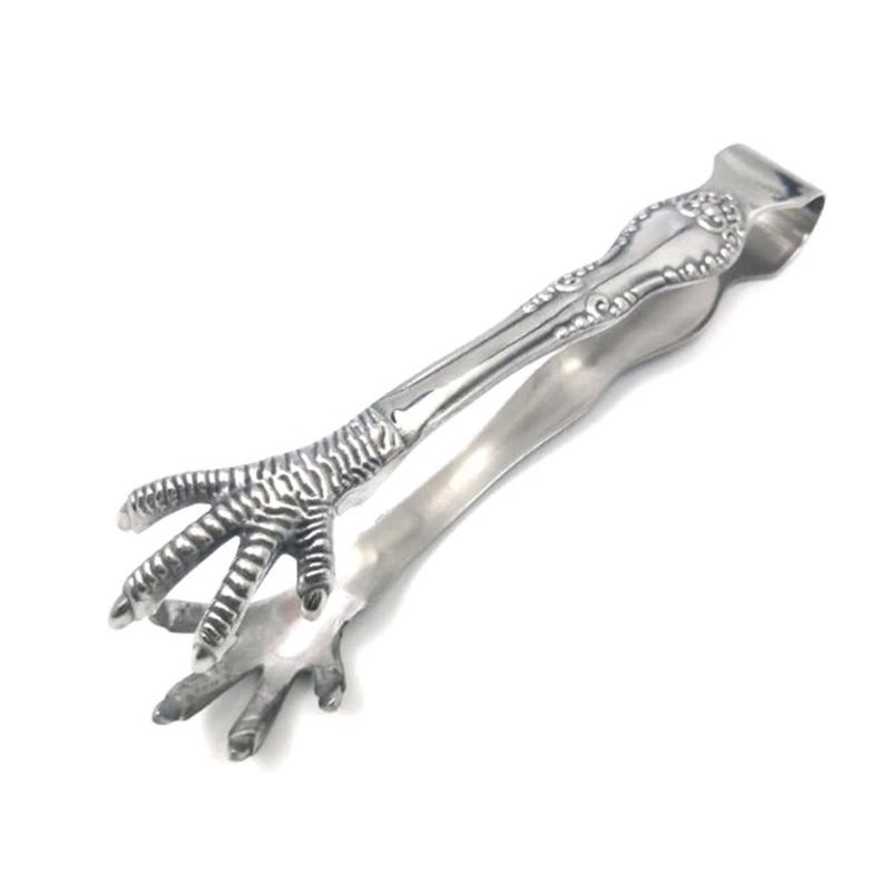

Chicken Claw Shape Sugar Tong Stainless Steel Ice Tongs Small Kitchen Tongs for Teas Parties Coffee Bars Kitchen Durable