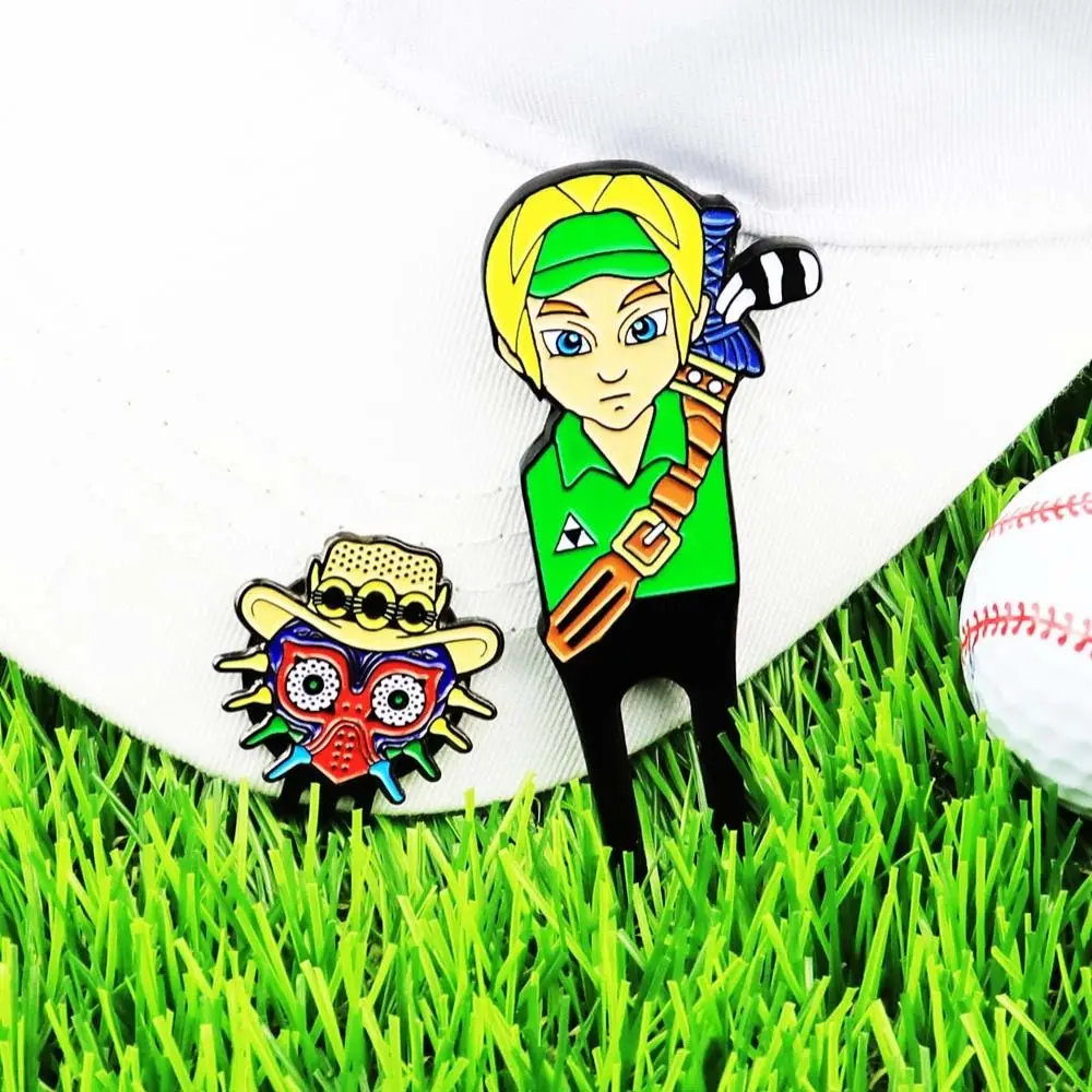 

Ball Marker Training Aids Magnetic Marker Pitchfork Golf Fork Golf Divot Repair Tool Golf Divot Tool