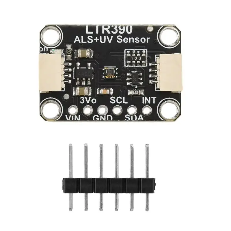 ABGI-2X LTR390 Датчик УФ-освещения от 300 Нм до 350 Нм УФ-изондирование ультрафиолетовых лучей для обнаружения света Эксперимент погоди I2C (art.: 3920d2da76e24) - 3920d2da76e24