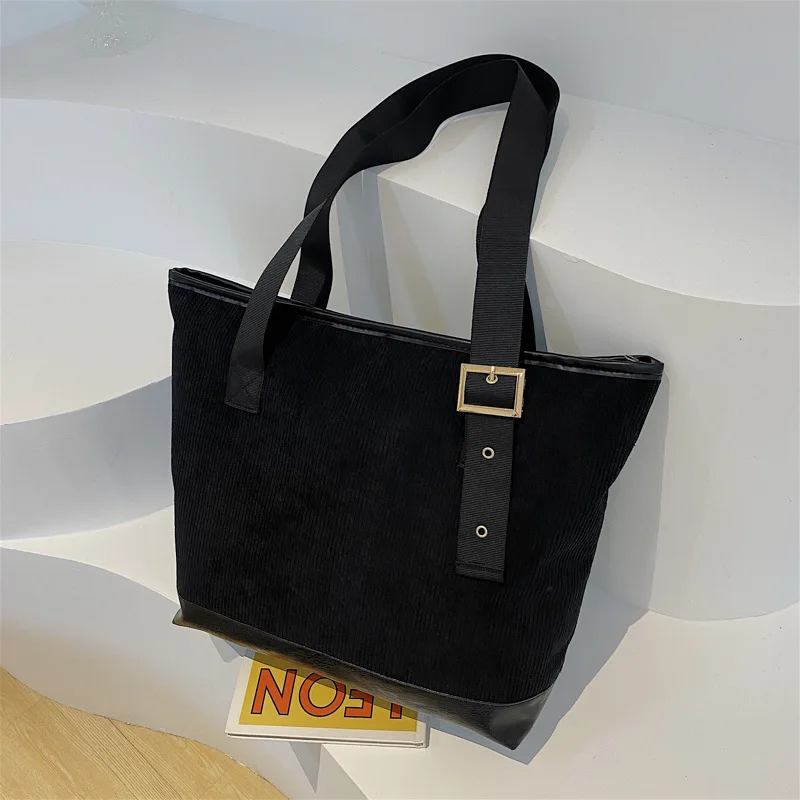 

Women's Bag Tote Female Simple Fashion Large Capacity Solid Shopping Designer Handbags For Women Autumn Winter New Shoulder