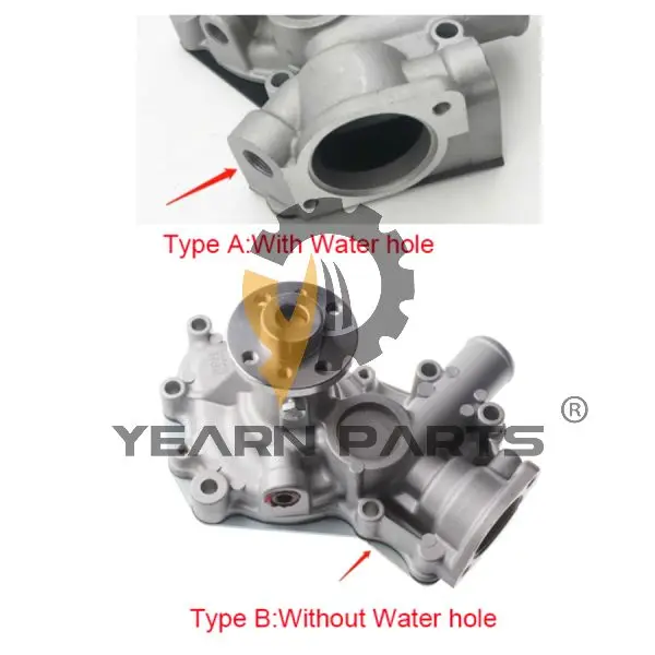 

YearnParts®Водяной насос 8970698821 897069-8821 для экскаватора Doosan Daewoo SOLAR 030 Isuzu Engine 3LA1