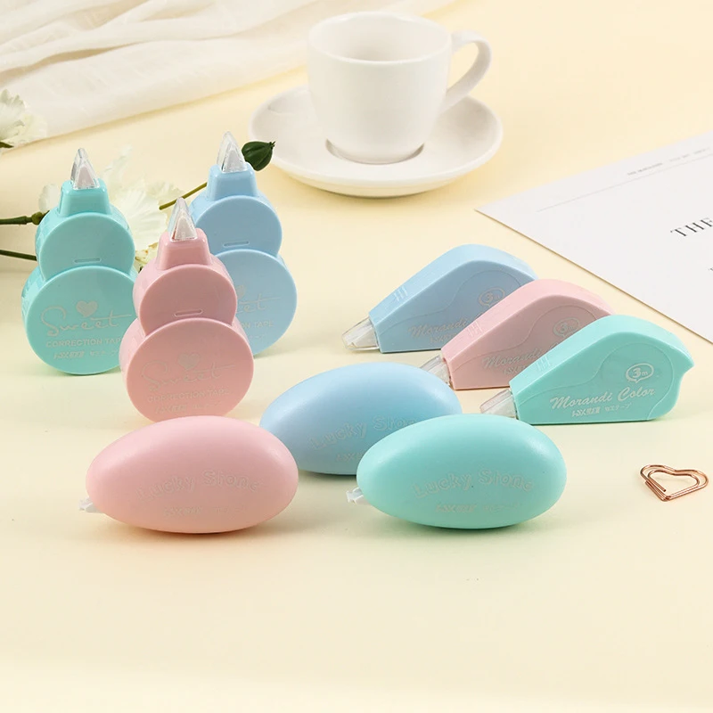 

6pcs/set Mini Morandi Color Correction Tape Set School Supplies Back To School